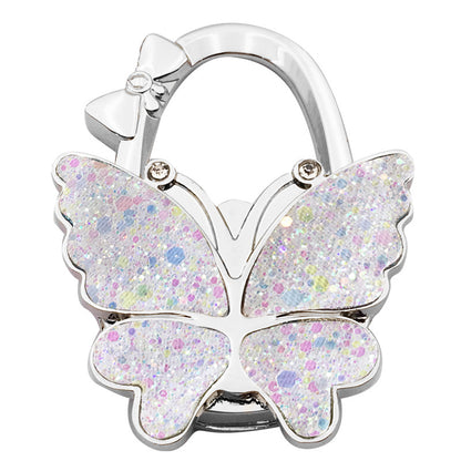 Butterfly Foldable Handbag Hook – Stylish, Portable & Non-Slip Bag Hanger