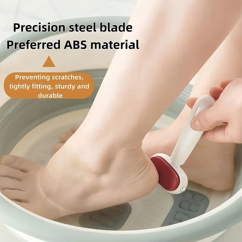 2-in-1 Stainless Steel Foot Callus Remover – Dual-Sided Pedicure Tool