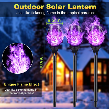 🔥Halloween Early Bird Special Sale 50% OFF✨Halloween Solar Skull Flame Lights💀
