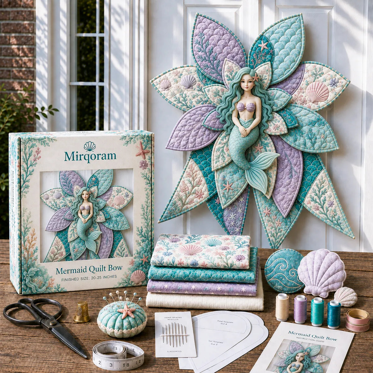 Owl - Handmade Quilted Door Bow DIY Sewing Kit