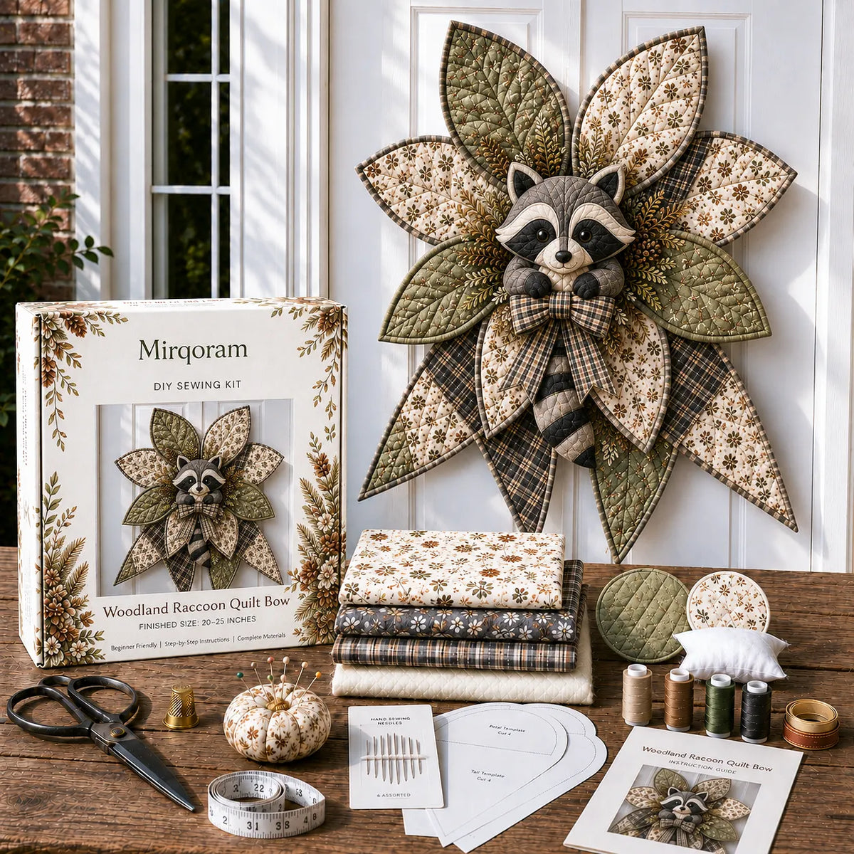 Dragon - Handmade Quilted Door Bow DIY Sewing Kit