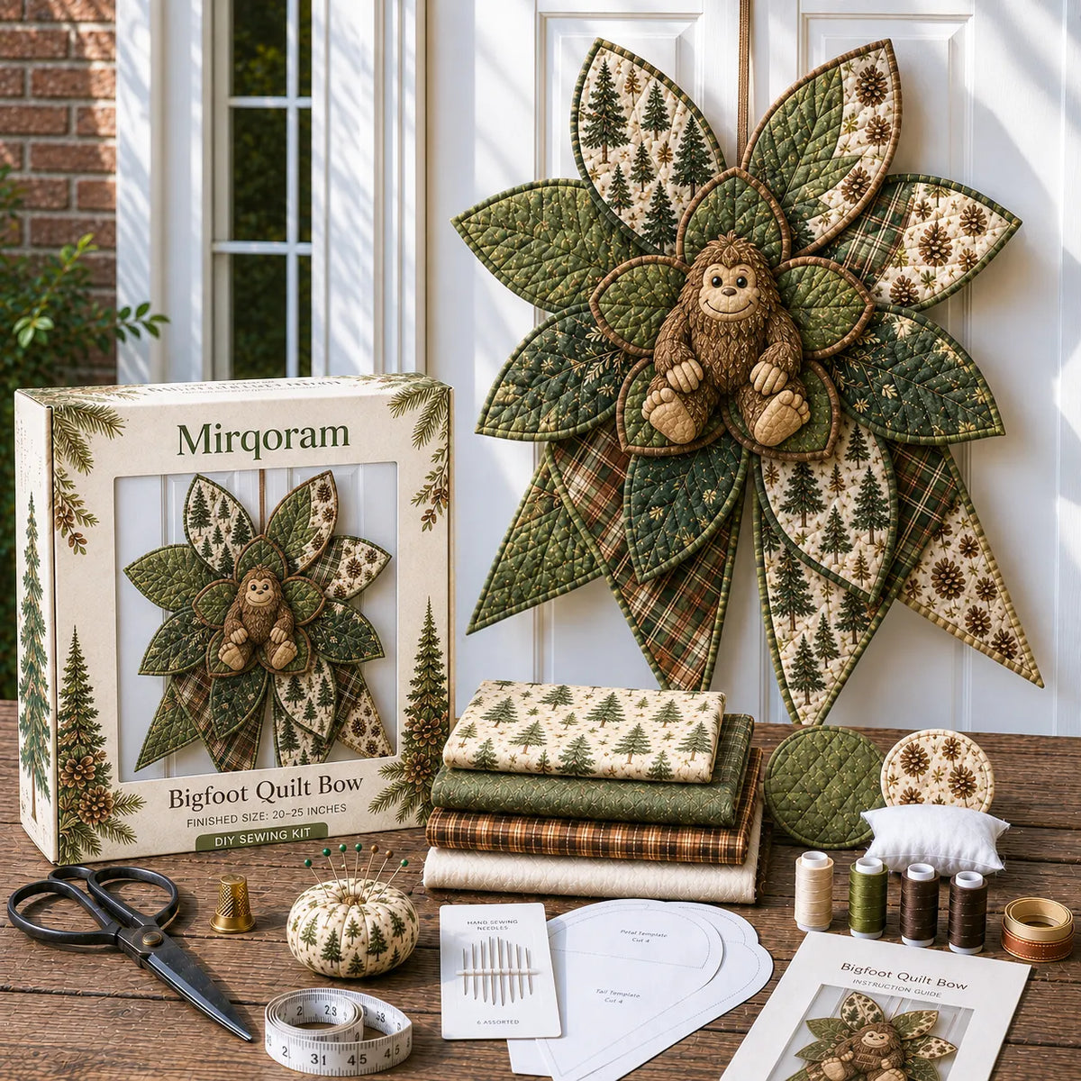 Dragon - Handmade Quilted Door Bow DIY Sewing Kit