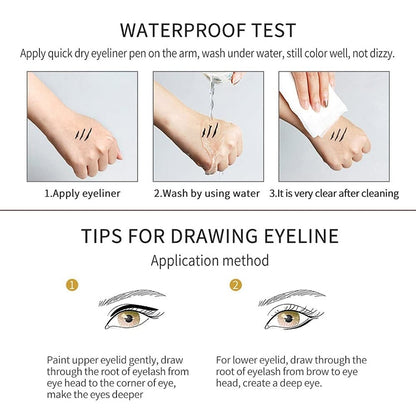 🔥 Limited Edition 49% OFF🌈14-Pack Eyeliner Pencil Waterproof Colored Paste Liners with Metallic & Shimmer Finishes Smudge-Proof