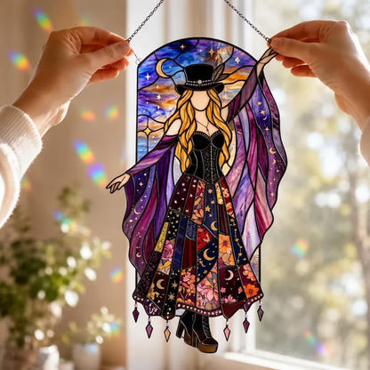 💥💃 Stevie Nicks 🤘 Handmade Stained Acrylic, single-sided printing