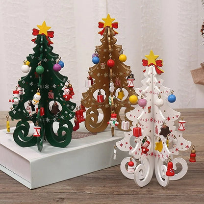 🎄Christmas Pre Sale£7.99!!☃️🎄DIY Wooden Christmas Tree Ornament Set – Build, Decorate & Play! ✨🎅