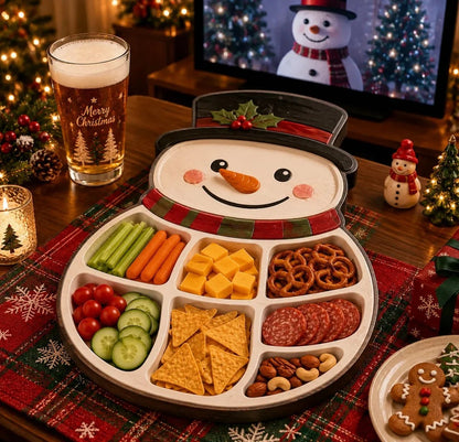 🎄 50% OFF | Christmas Character Snack Serving Tray – Festive Party Platter