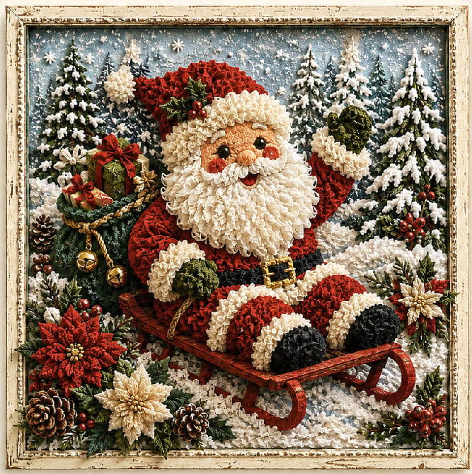 🛷Snowman On Sleigh