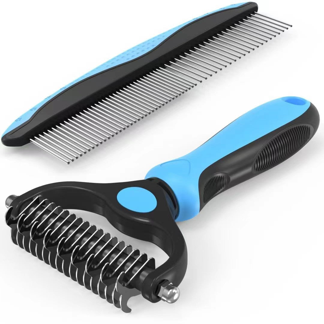 2-in-1 Pet Hair Removal Comb (Free Comb)