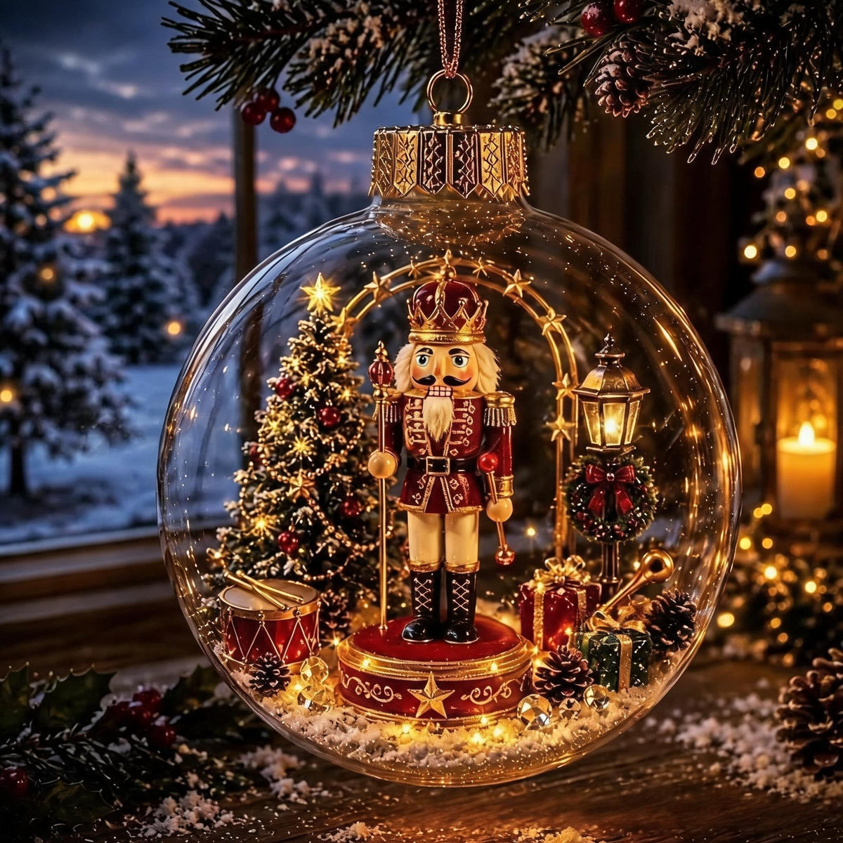 🔥 LAST DAY 49% OFF – 🎄Glowing Christmas Ornament ✨