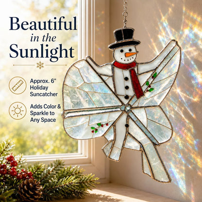 🔥LAST DAY 53% OFF - ✨⛄ DIY 3D Christmas Iridescent Glass Spinning Suncatcher Ornament Kit🎄
