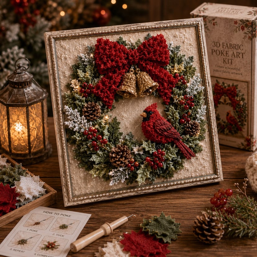 🌿Cardinal & Wreath