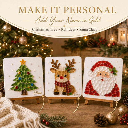 🔥 63% OFF | Only £11.99 🎄Christmas Sea Glass Art DIY Kit – Create Your Own Festive Keepsake