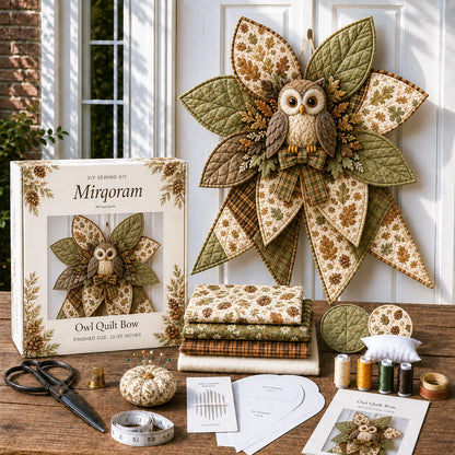 Flamingo - Handmade Quilted Door Bow DIY Sewing Kit
