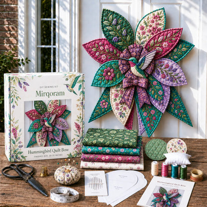 Owl - Handmade Quilted Door Bow DIY Sewing Kit