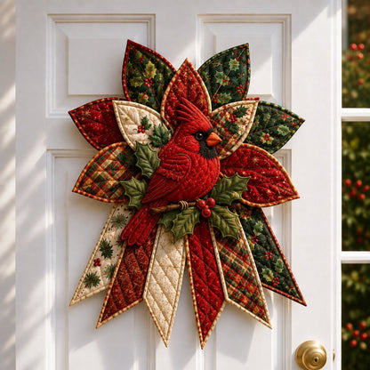 Holly Reindeer Delight - Oversized Christmas Character Quilted Door Hanger Sewing Kit