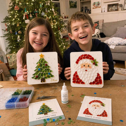 🔥 63% OFF | Only £11.99 🎄Christmas Sea Glass Art DIY Kit – Create Your Own Festive Keepsake