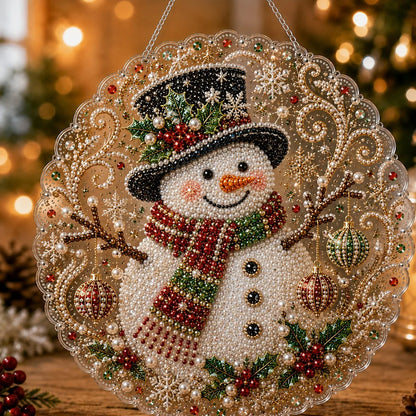 🎅Christmas Pearl Diamond Art Ornament Kit | DIY  Hanging Decor