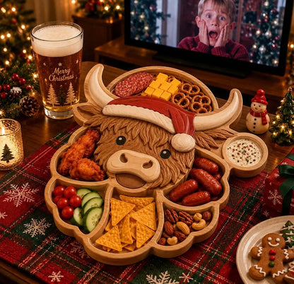 🎄 50% OFF | Christmas Character Snack Serving Tray – Festive Party Platter