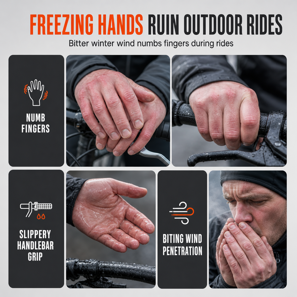 Winter Waterproof Cycling Gloves for Men and Women